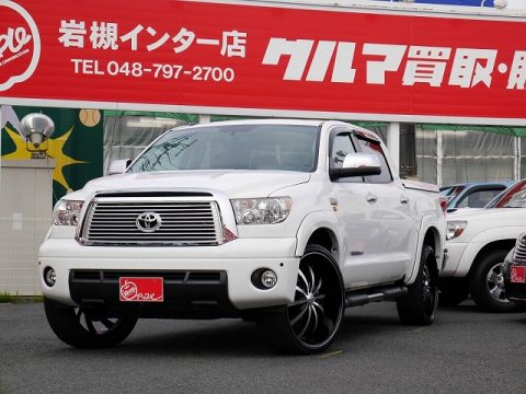 新車並行　タンドラ　２０１３年モデル　４ＷＤ　ＬＩＭＩＴＥＤ　リミテッド　ハードトノカバ　レグザーニ２６インチホイール